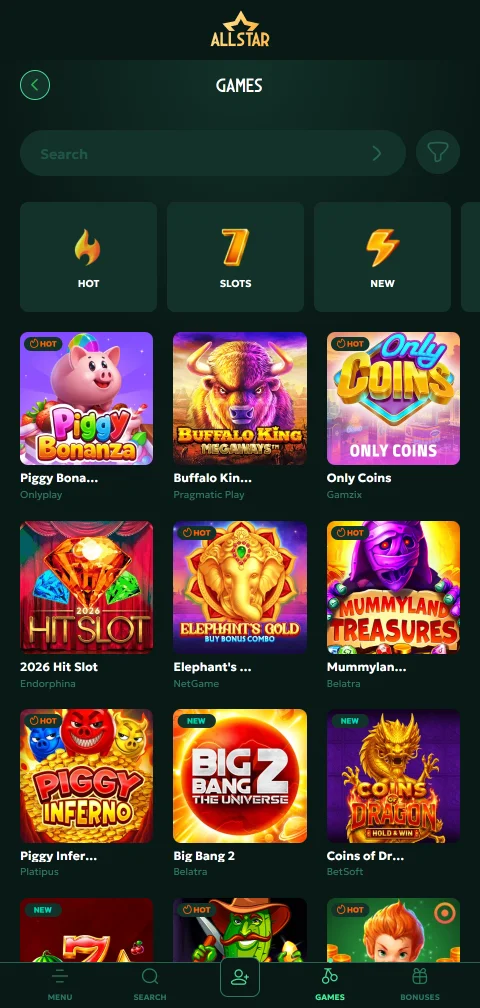 Στοιχεία άδειας Κουρασάο και KYC του AllStar Casino σε κινητό