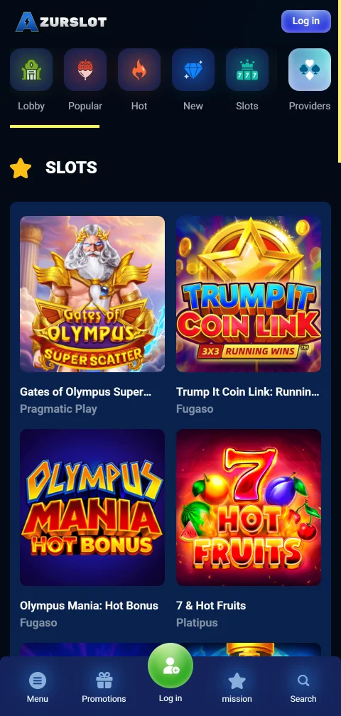 Μέθοδοι κατάθεσης και ανάληψης του AzurSlot Casino σε e-wallets και crypto