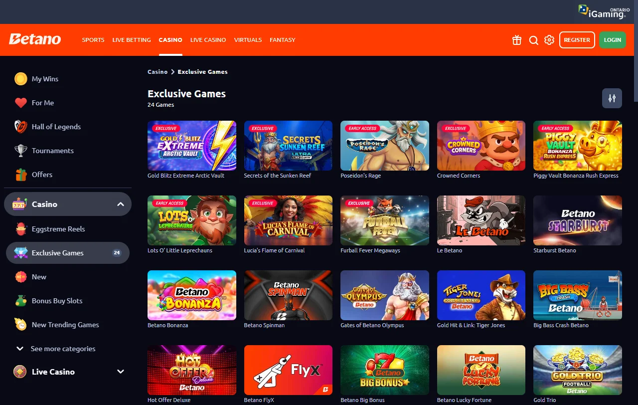 Προσφορές καλωσορίσματος του Betano Casino στην έκδοση του Ηνωμένου Βασιλείου