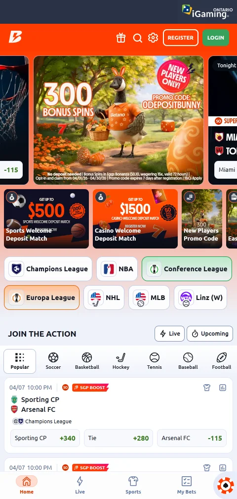 Εφαρμογή Betano Casino για iOS και Android στις αδειοδοτημένες αγορές