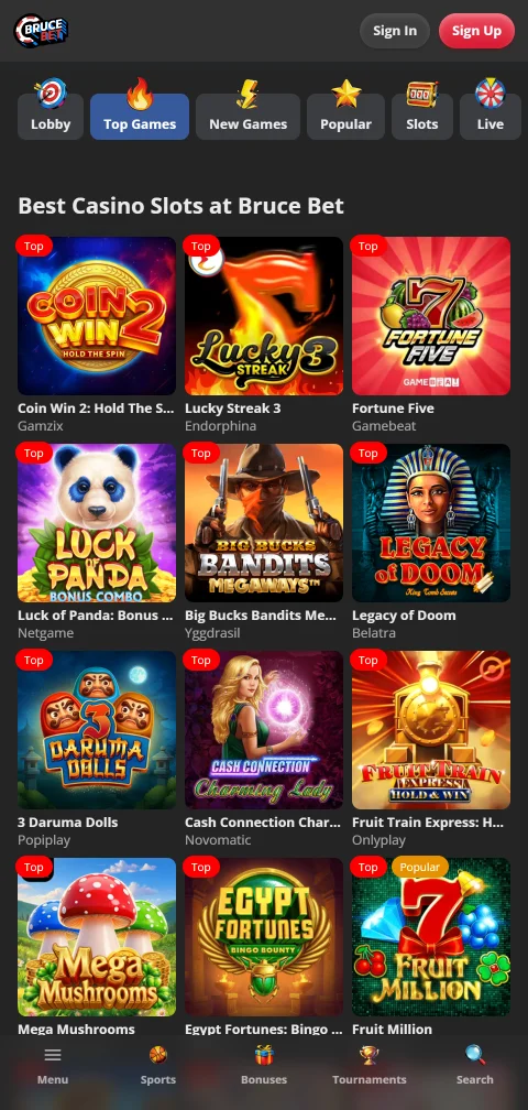 Ταμείο του BruceBet Casino με Visa, Skrill, MiFinity και κρυπτονομίσματα για την Ελλάδα