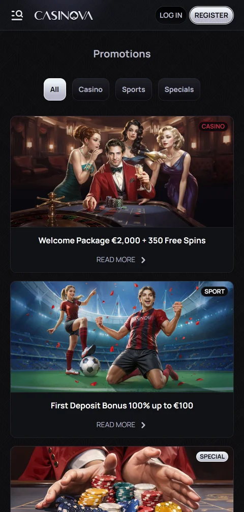 Άδεια Anjouan και στοιχεία ασφάλειας του Casinova Casino για Έλληνες παίκτες