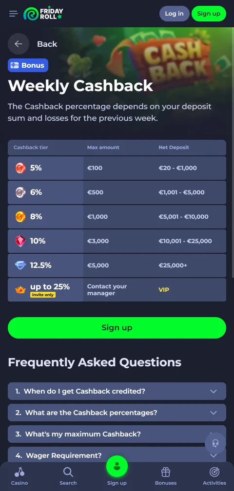 Στοιχεία άδειας Tobique και κρυπτογράφησης SSL του FridayRoll Casino