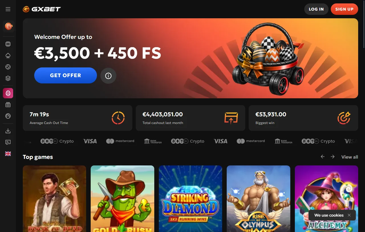Επισκόπηση του GXbet με καζίνο, live τμήμα και αθλητικό στοίχημα για Έλληνες παίκτες