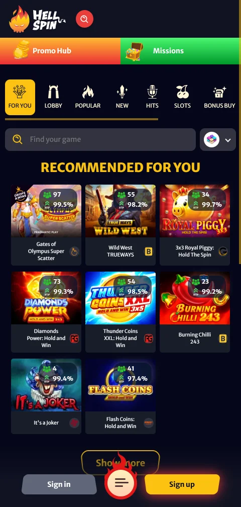 Footer του HellSpin Casino σε κινητό με στοιχεία εταιρείας και πληροφορίες άδειας