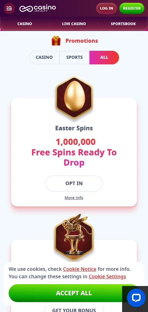 Ασφάλεια και άδεια του Infinity Casino σε σχέση με τον κατάλογο της ΕΕΕΠ