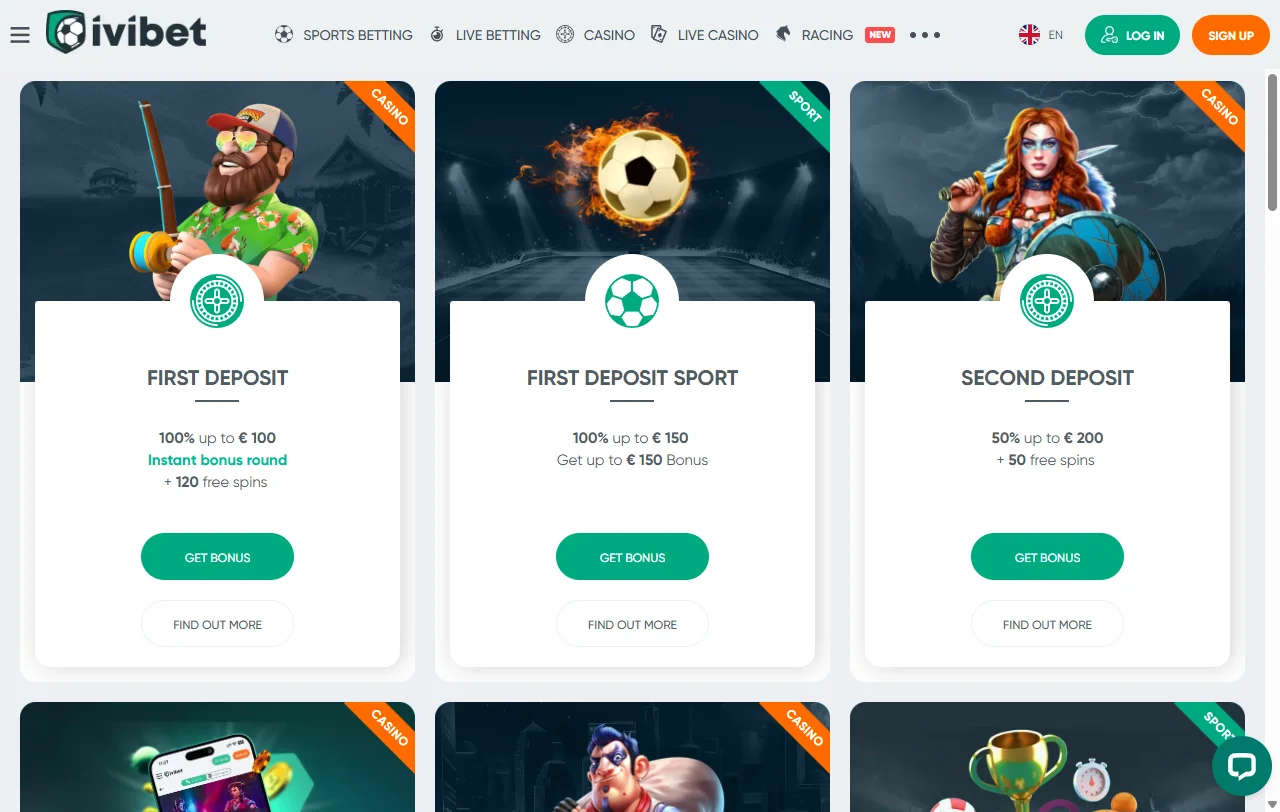 Προσφορά καλωσορίσματος Ivibet έως 300 € με 170 free spins