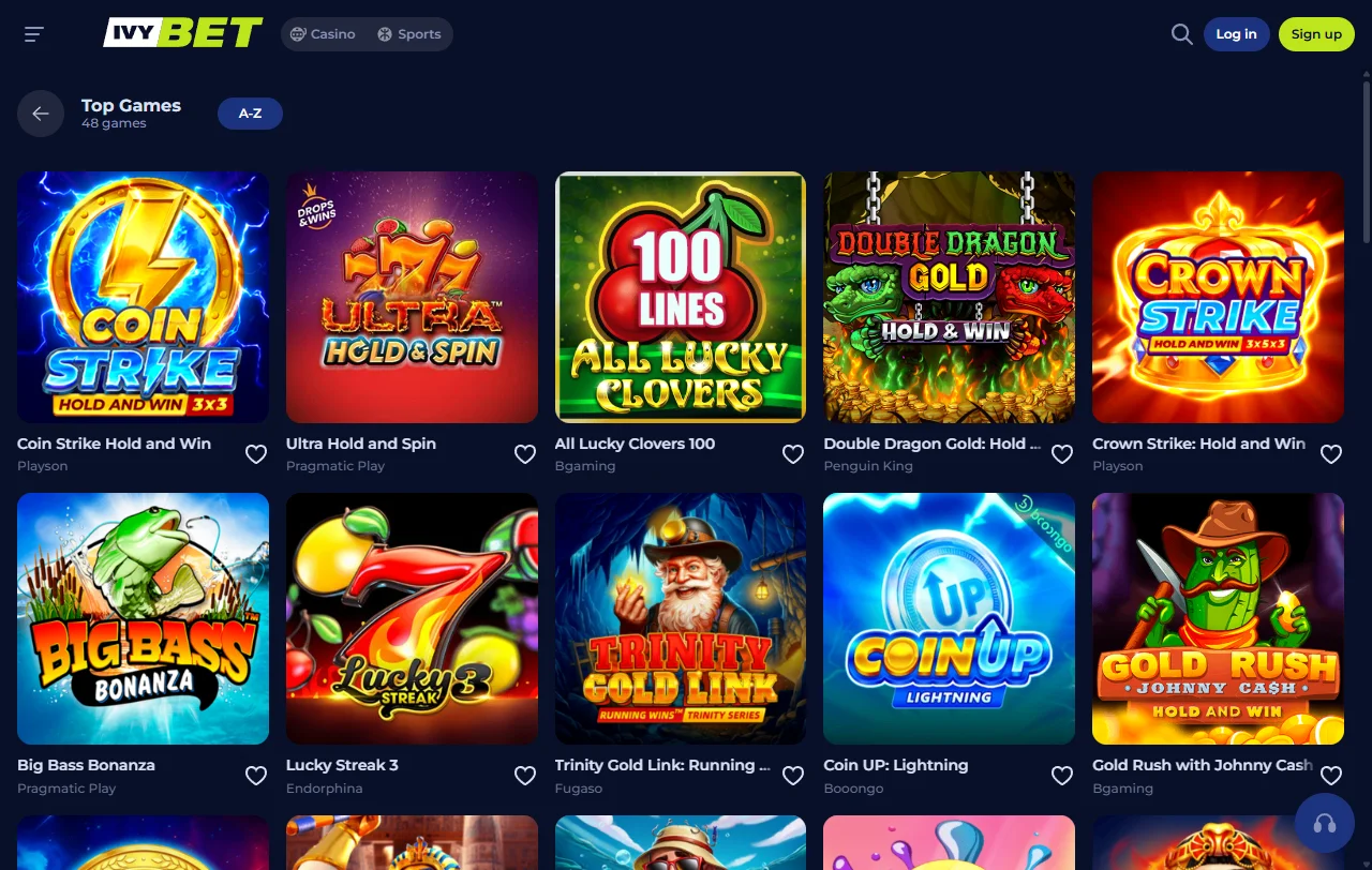 Μπόνους καλωσορίσματος του Ivybet με 100% έως 500 € και 150 free spins