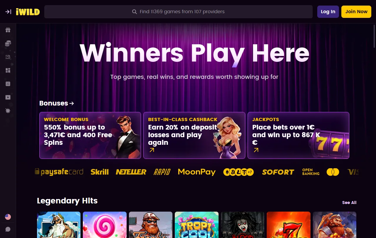 Επισκόπηση του iWild Casino με άδεια Κουρασάο για παίκτες στην Ελλάδα