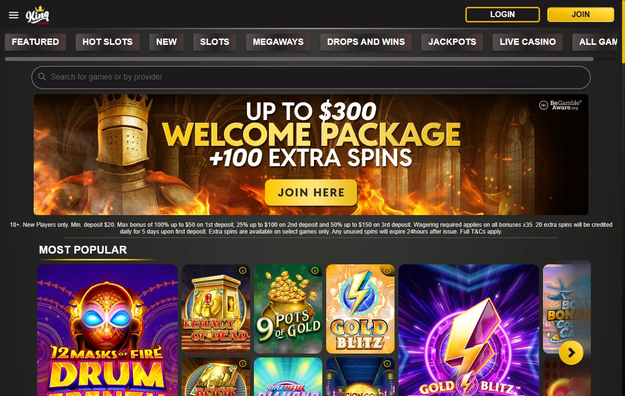 Επισκόπηση του KING Casino και του διαχειριστή Jupiter Gaming Limited στο Τζέρσεϊ