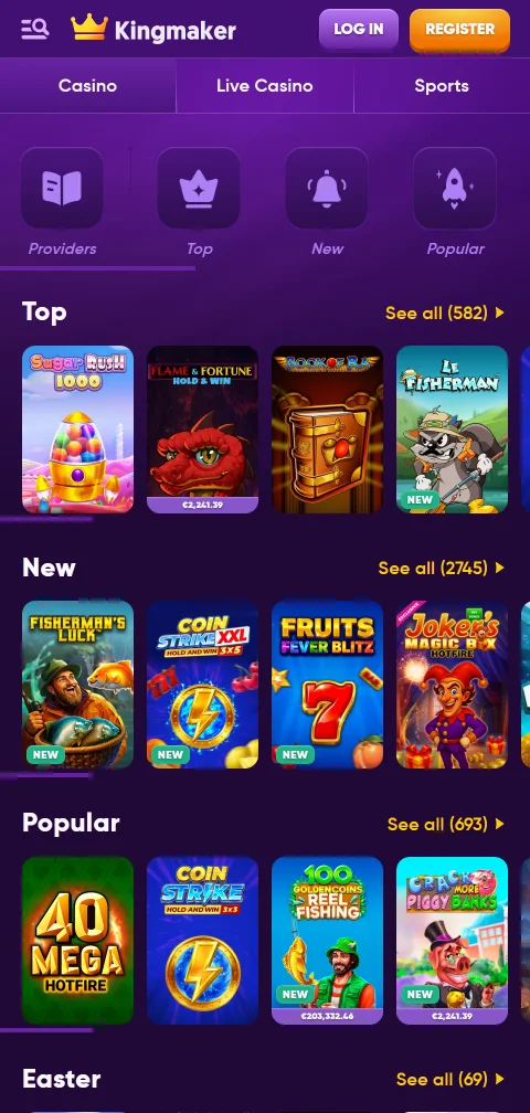Άδεια Anjouan και στοιχεία ασφάλειας SSL του Kingmaker Casino