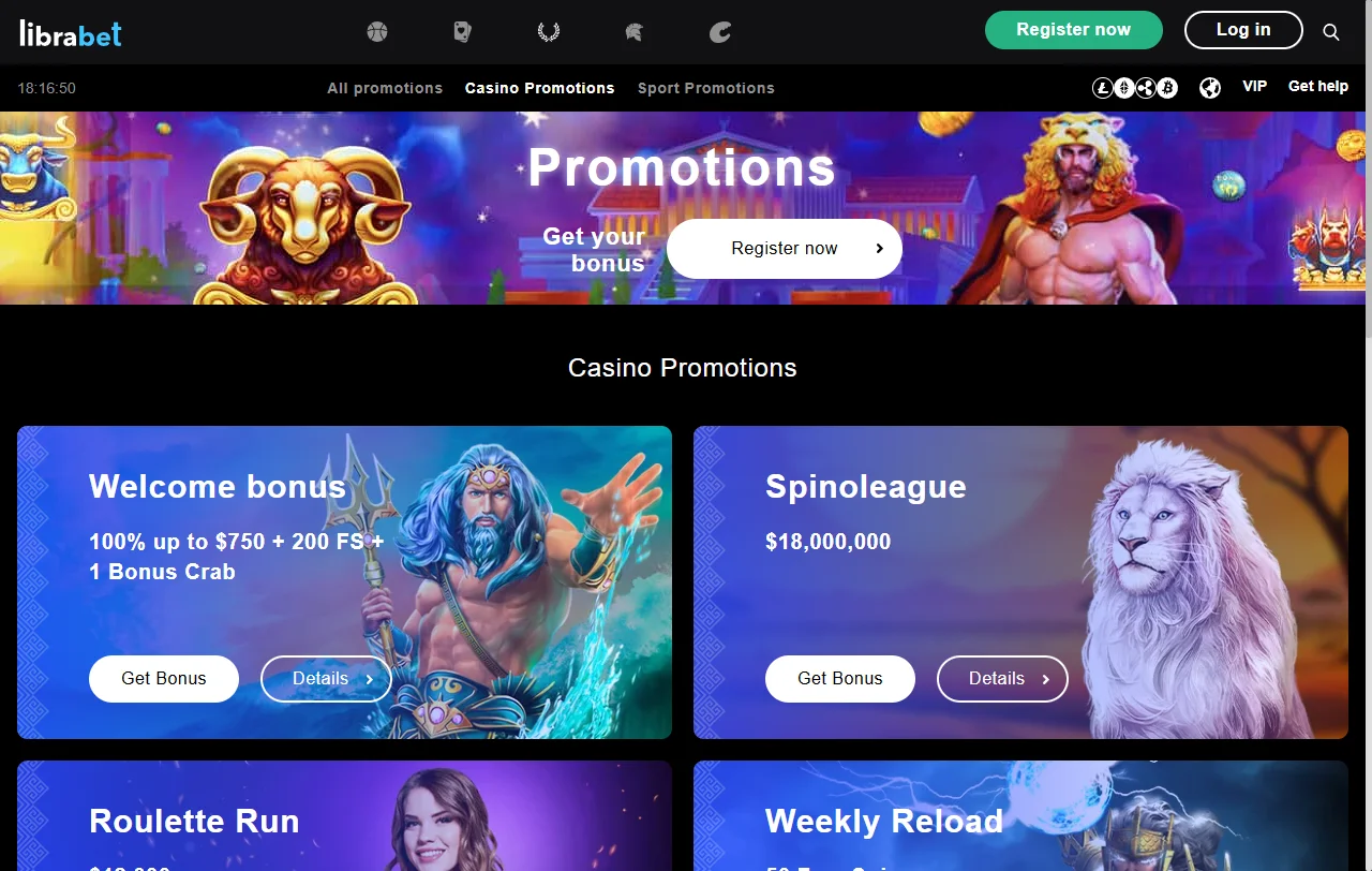 Περίπου 9.400 slots και live τίτλοι από Pragmatic Play και Evolution στη LibraBet