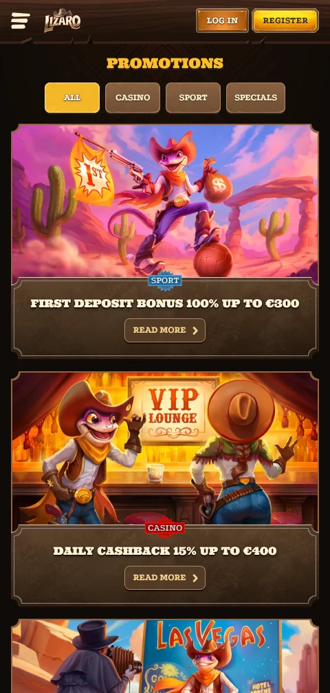 Ταμείο του Lizaro Casino με κάρτες, e-wallets και κρυπτονομίσματα σε ευρώ