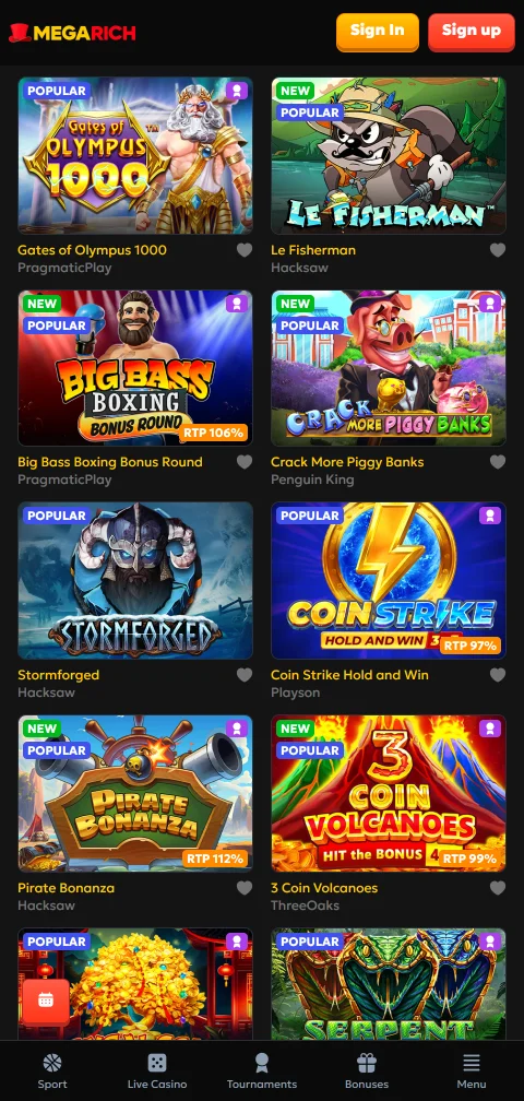 Μέθοδοι κατάθεσης και ανάληψης στο Megarich Casino, από Skrill έως crypto