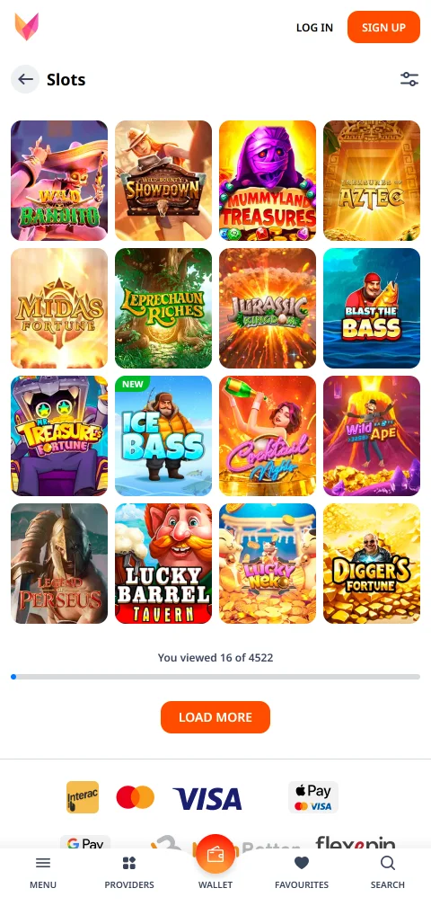 Ταμείο του Monro Casino σε κινητό με Skrill, Apple Pay και κρυπτονομίσματα