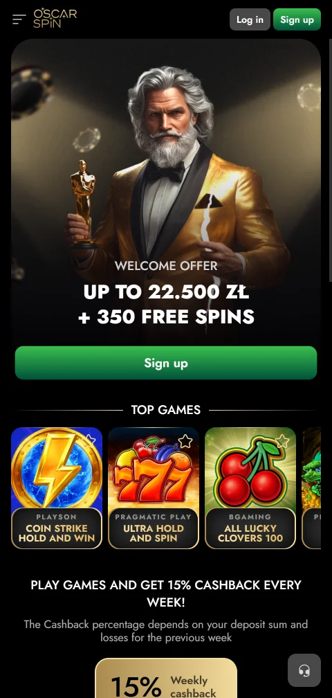 Η έκδοση του Oscarspin Casino για κινητά iOS και Android
