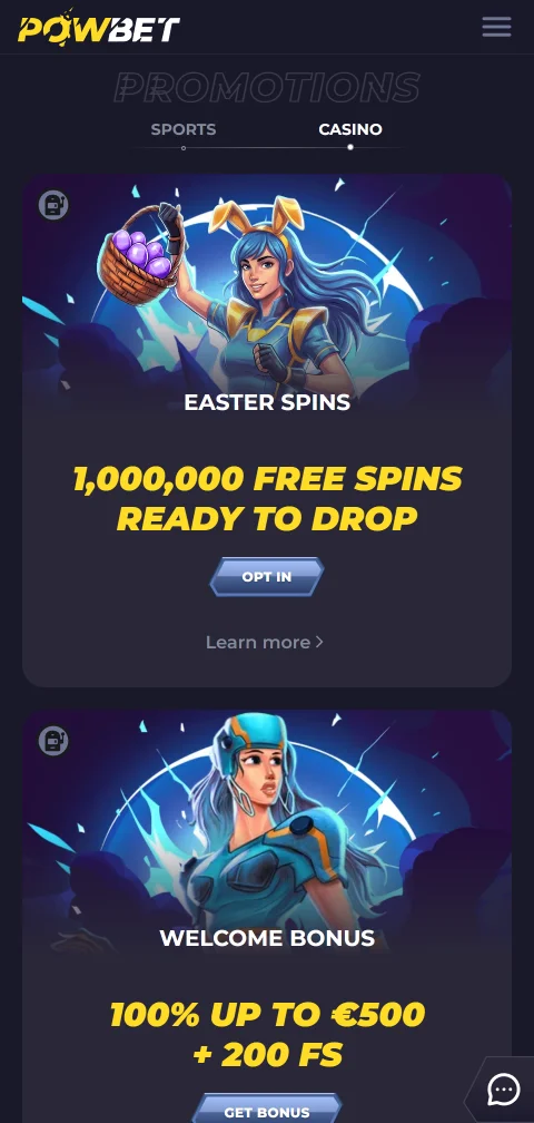 Μέθοδοι πληρωμής Powbet Casino με κάρτες, e-wallets και κρυπτονομίσματα