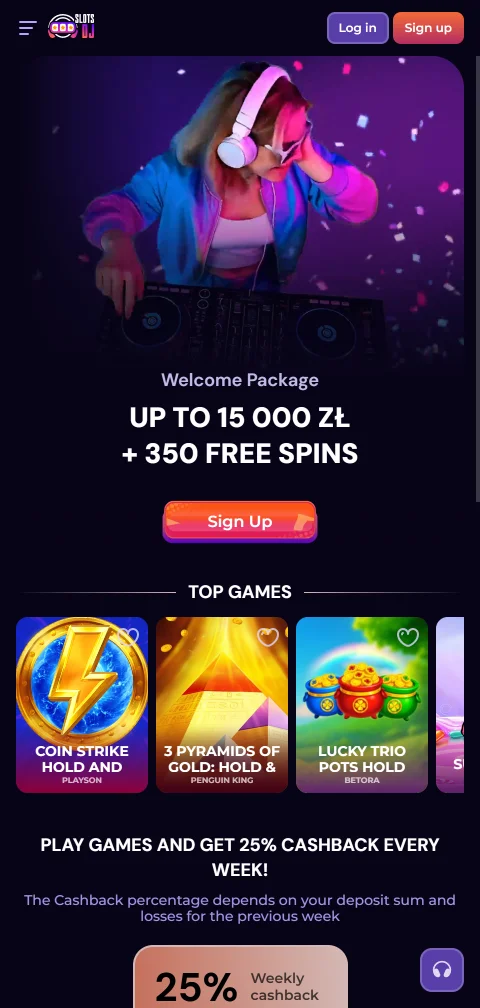 Το SlotsDJ Casino σε mobile browser για Android και iOS