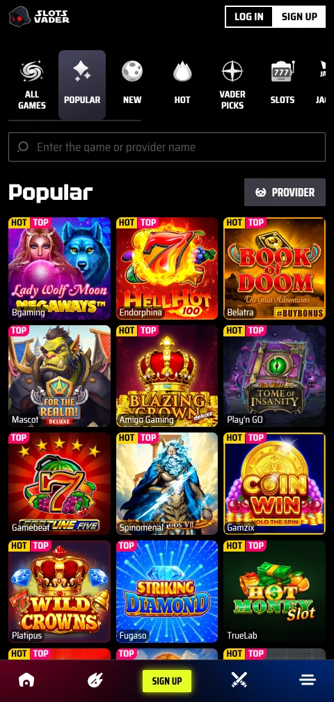 Ασφάλεια λογαριασμού στο SlotsVader Casino με SSL/TLS και έλεγχο δύο παραγόντων