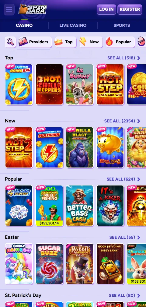 Στοιχεία άδειας Anjouan και ασφάλειας SSL του SpinBara Casino σε κινητό
