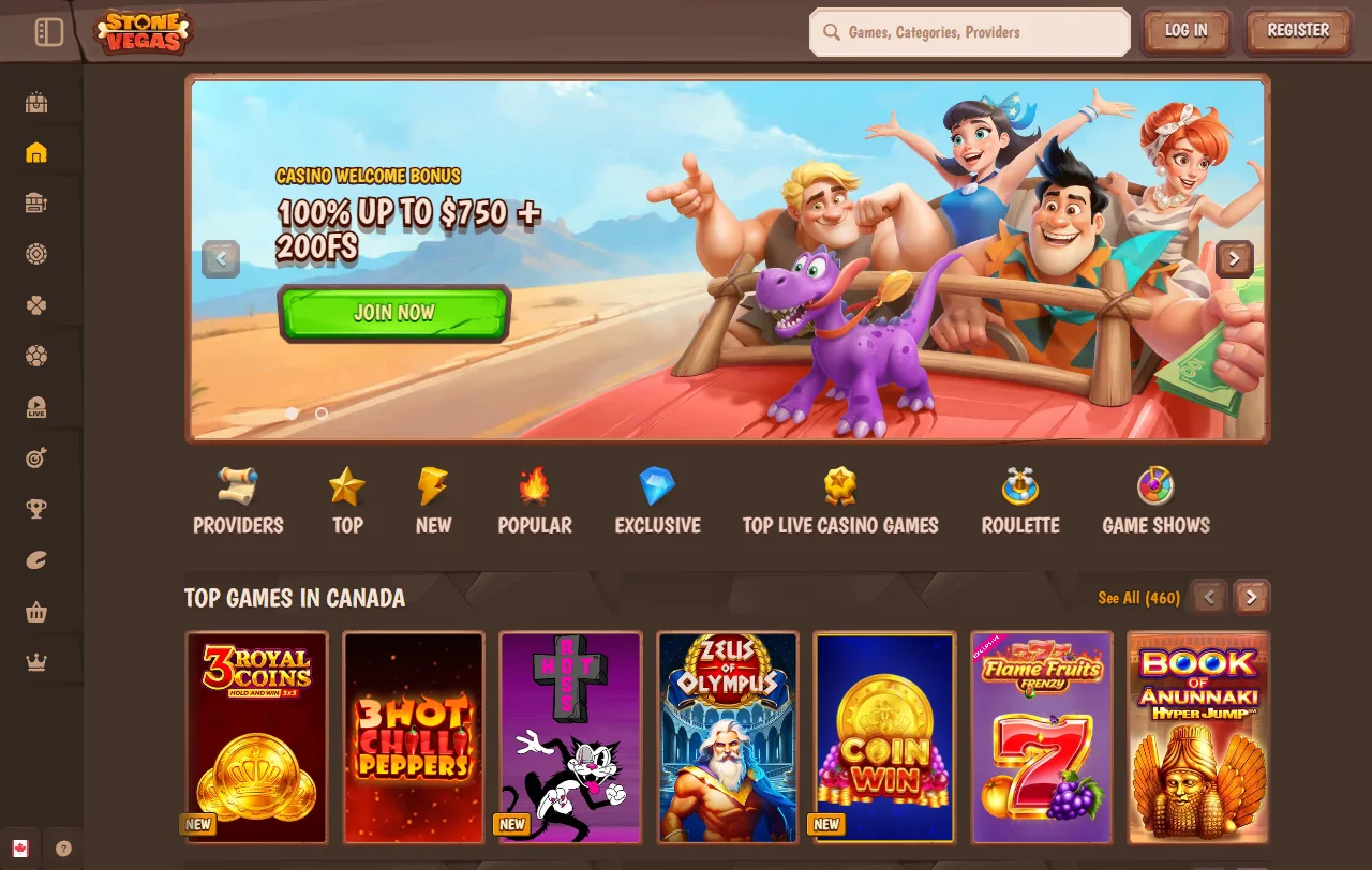 Επισκόπηση του StoneVegas Casino με κοινό πορτοφόλι καζίνο και αθλητικού στοιχήματος