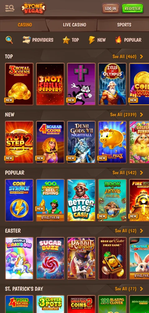 Άδεια Anjouan και στοιχεία ασφάλειας του StoneVegas Casino στο υποσέλιδο
