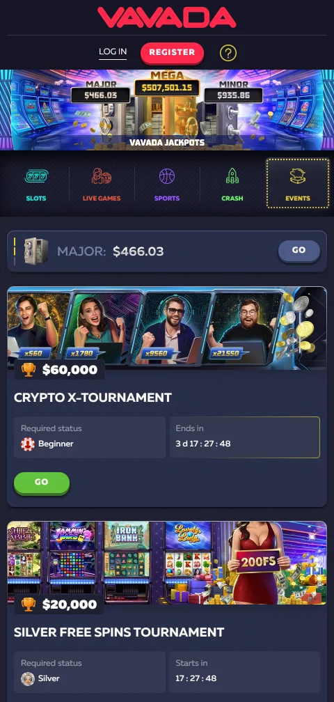 Ταμείο του Vavada Casino με Visa, Skrill και κρυπτονομίσματα για καταθέσεις