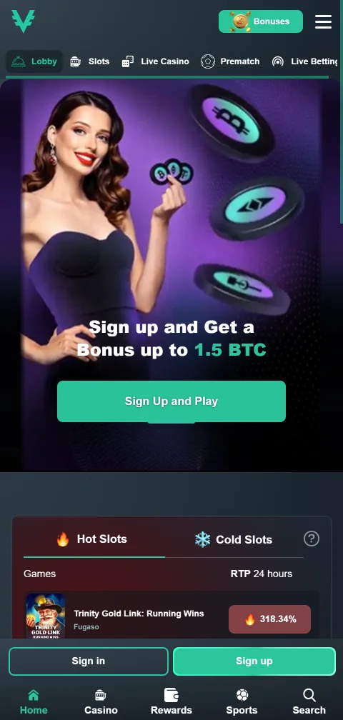 Το Vave Casino στον mobile browser ως progressive web app