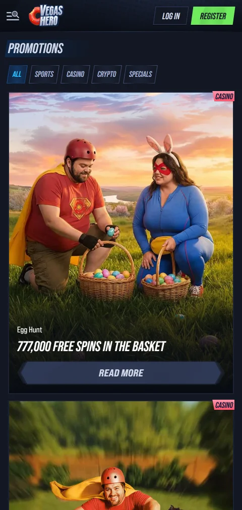 Ταμείο του Vegas Hero casino με Visa, Skrill, MiFinity και κρυπτονομίσματα