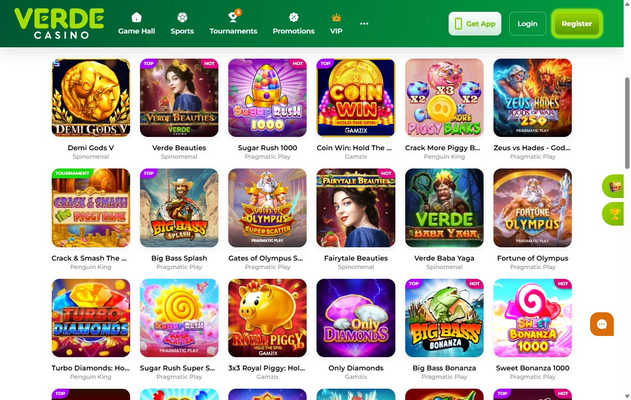 Πακέτο καλωσορίσματος του Verde Casino έως 1.200 € και 220 free spins