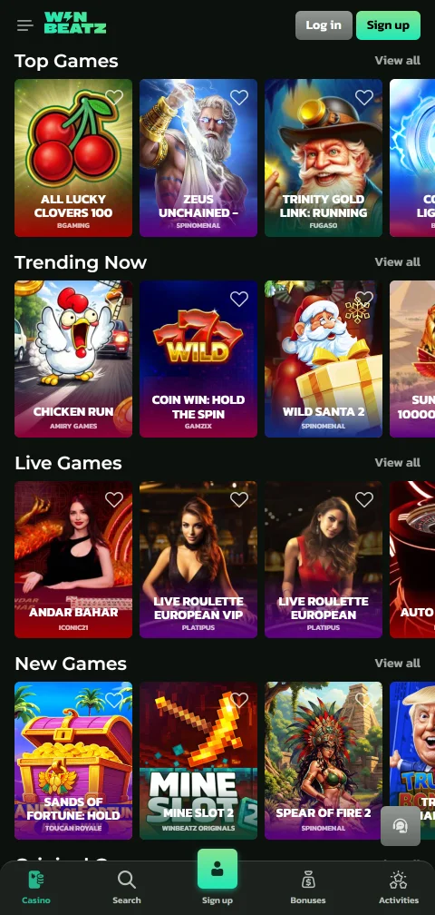 Άδεια και κρυπτογράφηση SSL του WinBeatz Casino όπως δηλώνονται