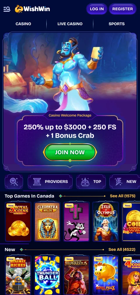 Η Wishwin Casino σε browser κινητού χωρίς εγγενή εφαρμογή iOS ή Android